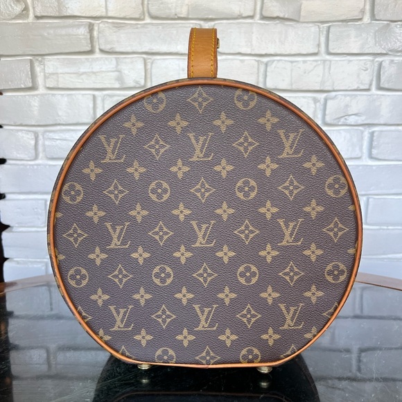 Louis Vuitton Hat Box Monogram Boite Chapo 30 with address tag and 2 keys - Picture 3 of 14